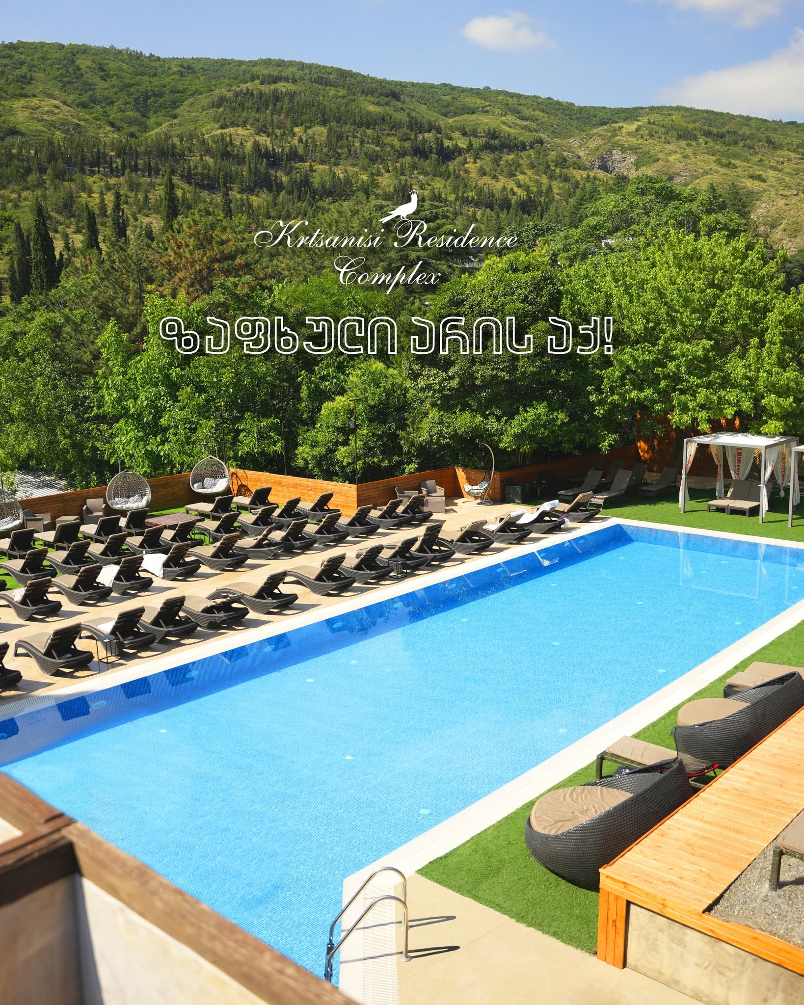 Home ღია აუზი მთის ხედით